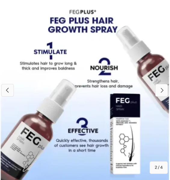 FEG Plus Hair Growth Serum 22%