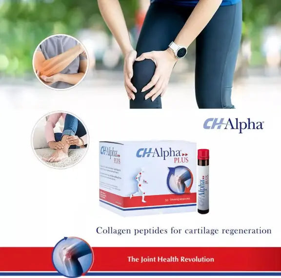 CH Alpha Plus Drinkable Collagen Peptide Vials 25ml, Pack of 30's CH-Alpha