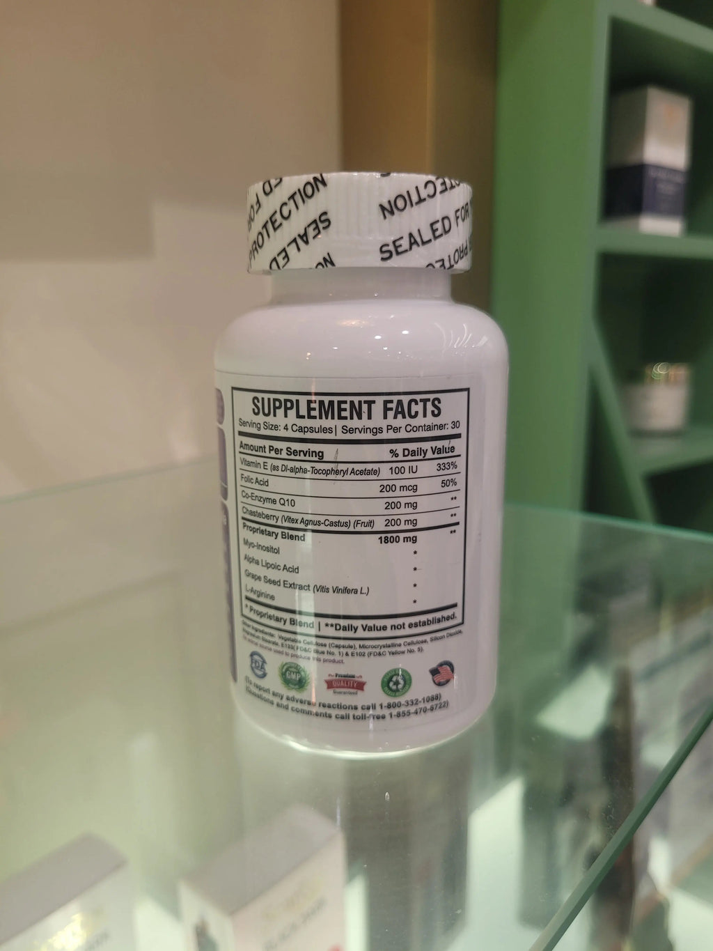 AMS Ova-Max Prenatal Support Vegetable Capsules, Conception And Fertility Supplement, Pack of 120's AMS